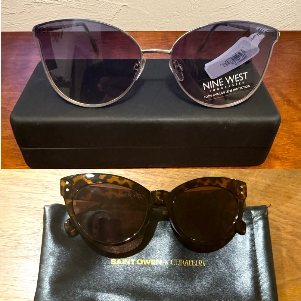 Owen Saint x Curateur and Nine West sunglasses bundle